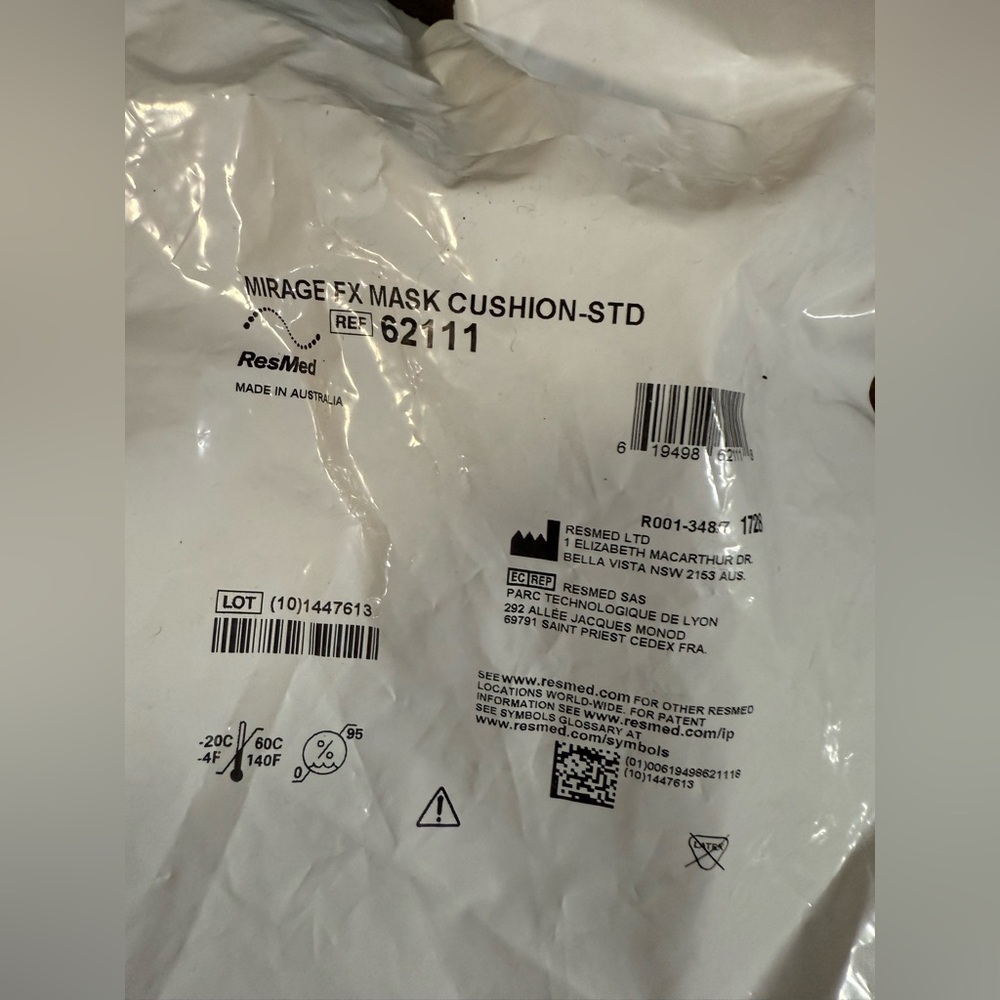 Mirage fix mask cushion new